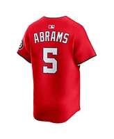 Nike Men's Cj Abrams Red Washington Nationals 2nd Alternate Limited Player Jersey
