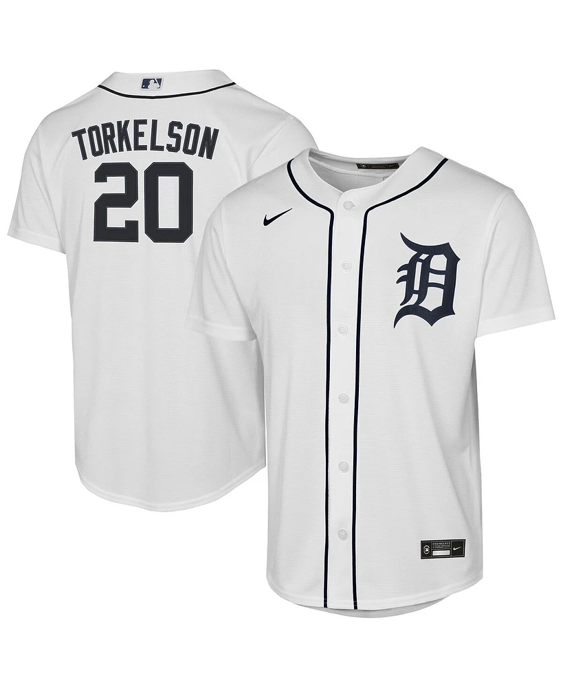 Nike Big Boys and Girls Spencer Torkelson White Detroit Tigers Home Replica Player Jersey