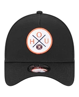 New Era Men's Black Houston Astros 9FORTY A-Frame Adjustable Hat