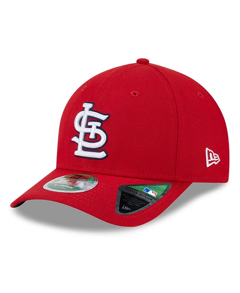 New Era Men's Red St. Louis Cardinals Player Replica 9FORTY Adjustable Hat