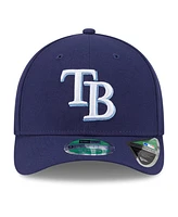 New Era Men's Navy Tampa Bay Rays Player Replica 9FORTY Adjustable Hat