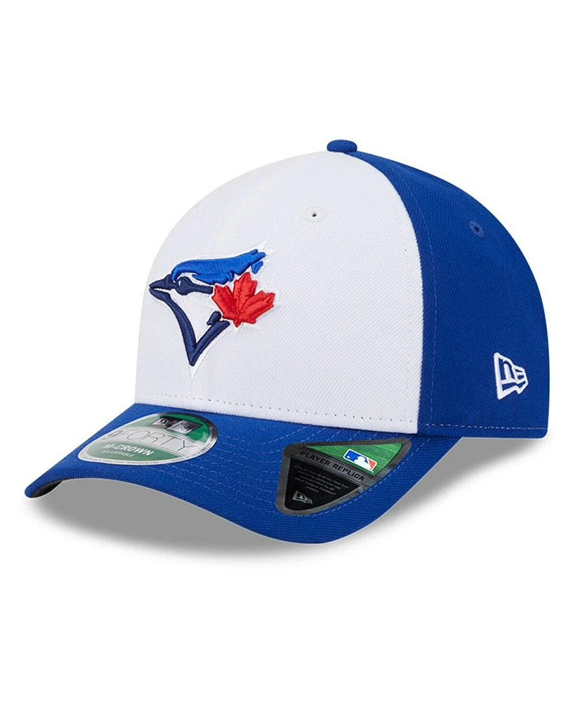 New Era Men's White Toronto Blue Jays Player Replica 9FORTY Adjustable Hat