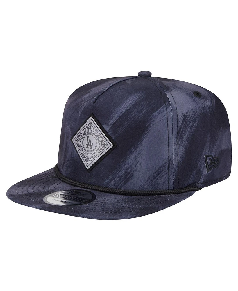 New Era Men's Navy Los Angeles Dodgers Printed Golfer Snapback Hat