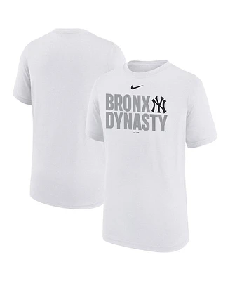 Nike Big Boys and Girls White New York Yankees Local Legend T-Shirt