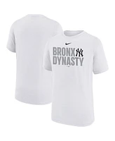 Nike Big Boys and Girls White New York Yankees Local Legend T-Shirt