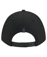 New Era Men's Black Vegas Golden Knights Game Day Stealth Flag 9FORTY A-Frame Adjustable Hat