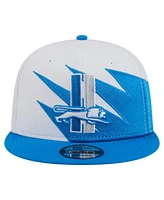 New Era Men's Blue Detroit Lions Throwback Jagged 9FiFTY Snapback Hat