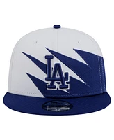 New Era Men's Royal/White Los Angeles Dodgers Jagged 9FIFTY Snapback Hat