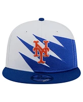 New Era Men's Royal/White New York Mets Jagged 9FIFTY Snapback Hat