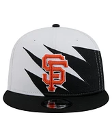 New Era Men's Black/White San Francisco Giants Jagged 9FIFTY Snapback Hat