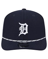 New Era Men's Navy Detroit Tigers Multi-Rope 9SEVENTY Stretch-Snap Hat