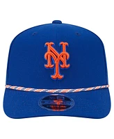 New Era Men's Royal New York Mets Multi-Rope 9SEVENTY Stretch-Snap Hat
