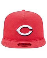 New Era Men's Red Cincinnati Reds Championship Side Flag A-Frame 59FIFTY Fitted Hat