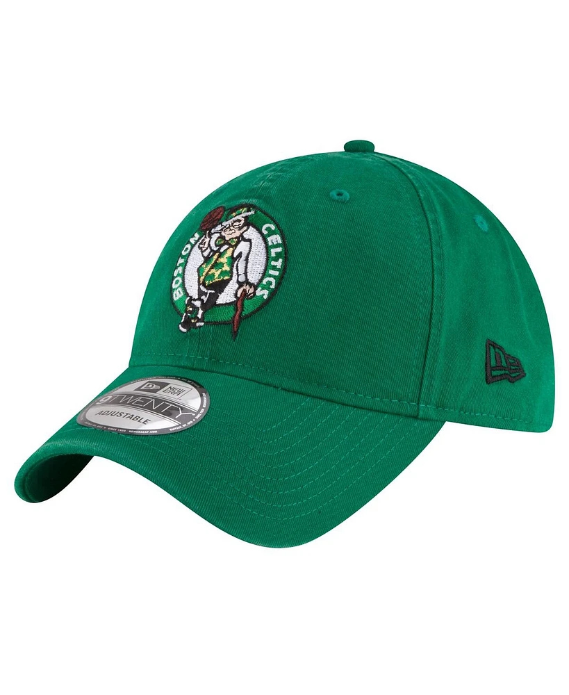 New Era Men's Kelly Green Boston Celtics Team 2.0 9TWENTY Adjustable Hat