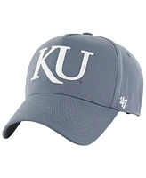'47 Brand Men's Gray Kansas Jayhawks Foundation Offside Adjustable Hat