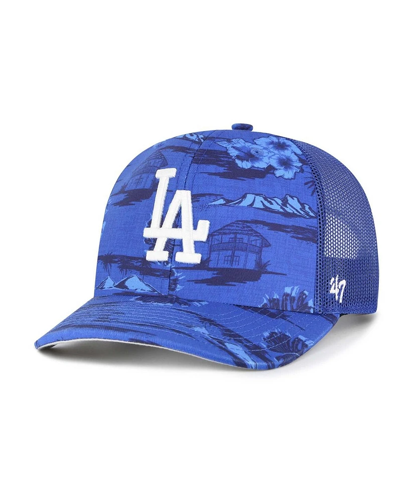 '47 Brand Men's Blue Los Angeles Dodgers Fiji Trucker Adjustable Hat