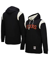 Mitchell & Ness Men's Black Texas Longhorns Thermal Lightweight Pullover Hoodie