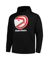 Mitchell & Ness Men's Black Atlanta Hawks Hardwood Classics Big Tall Pullover Hoodie