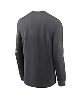 Nike Men's Anthracite Indianapolis Colts Volt Performance Long Sleeve T-Shirt