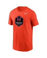 Nike Men's Orange Houston Dash Primary Logo Core T-Shirt