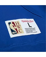 Mitchell & Ness Men's Blue Detroit Pistons Hardwood Classics City Collection Fleece Pullover Hoodie