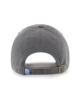 '47 Brand Men's Charcoal Oklahoma City Thunder Core Clean Up Adjustable Hat
