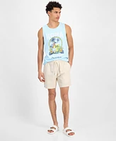 Sun + Stone Men's Kona Tropical Graphic Tank, Exclusively at Macy's