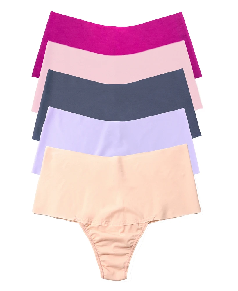 Hanky Panky Women's Breathe Soft Hi-Rise Thong Pack