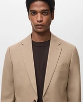 Mango Men's Slim-Fit Wool Blazer