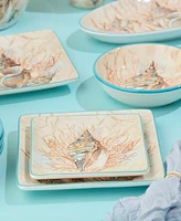 Certified International Escape to the Sea 4-Pc. Salad Plates, Service For 4