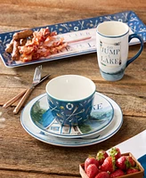 Certified International Wake At The Lake 4-Pc. Mugs, Service For 4