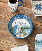 Certified International Wake At The Lake Soup 4-Pc. Bowls, Service For 4