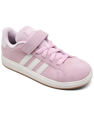 Adidas Toddler Girls Grand Court 00s Stay-Put Closure Fastening Strap Casual Sneakers from Finish Line