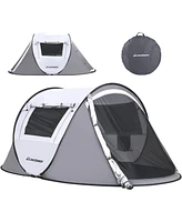 EchoSmile Camping Instant Tent, 2 Person Pop Up Water Resistant Dome Easy Setup for Hiking and Outdoor, Portable Tent with Carry B