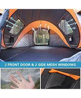 EchoSmile Camping Instant Tent, 6 Person Pop Up Tent, Water Resistant Dome Tent, Easy Setup for Camping Hiking and Outdoor, Portable Tent with Carry B