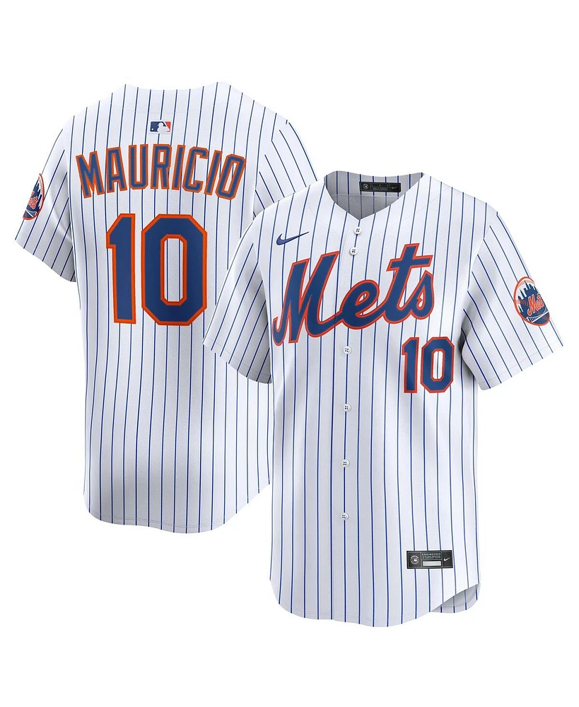 Nike Men's Ronny Mauricio White New York Mets Alternate Limited Player Jersey