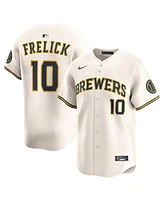 Nike Men's Sal Frelick Cream Milwaukee Brewers Home Limited Player Jersey