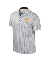 Colosseum Men's Black Tennessee Volunteers Big Tall Marty Rival Polo Shirt