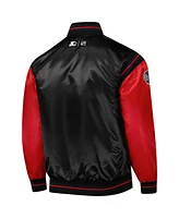 Starter Men's Black/Red Florida Panthers 2024 Nhl Global Series Full-Snap Varsity Jacket