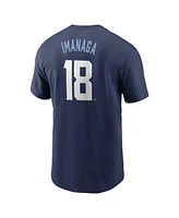 Nike Men's Shota Imanaga Navy Chicago Cubs Fuse Name Number T-Shirt