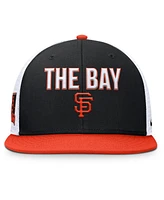 Nike Men's Black/Orange San Francisco Giants Pro Trucker Snapback Hat