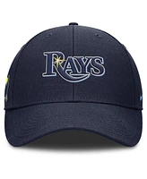 Nike Men's Navy Tampa Bay Rays Rise Gaberdine Adjustable Hat