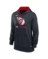 Nike Women's Navy Cleveland Guardians Authentic Collection Performance Pullover Hoodie