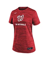 Nike Women's Red Washington Nationals Authentic Collection Velocity Performance T-Shirt