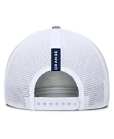 Fanatics Men's Heather Gray/Navy Syracuse Orange Profile Trucker Adjustable Hat