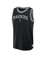 Fanatics Men's Black Las Vegas Raiders Elements Future Ground Jersey Tank Top