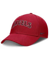 Nike Men's Red Los Angeles Angels Rise Gaberdine Adjustable Hat