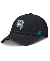 Nike Women's Black Florida Marlins Cooperstown Collection Club Adjustable Hat