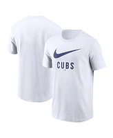Nike Men's White Chicago Cubs Swoosh T-Shirt