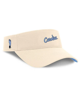Nike Men's Natural North Carolina Tar Heels Primetime Ace Adjustable Visor Hat
